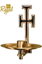 Consecration Candle Holder - QF40CCH13-Church Life-Empire Bronze-Satin-Michigan Church Supply