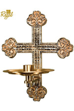 Consecration Candle Holder - QF97CCH25-Church Life-Empire Bronze-Satin-Michigan Church Supply