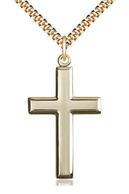 Cross Medal - FN2192-Jewelry-Bliss Mfg-Gold Filled-Michigan Church Supply