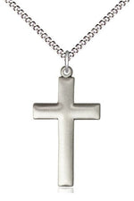 Cross Medal - FN6254Y-Jewelry-Bliss Mfg-Sterling Silver-Michigan Church Supply