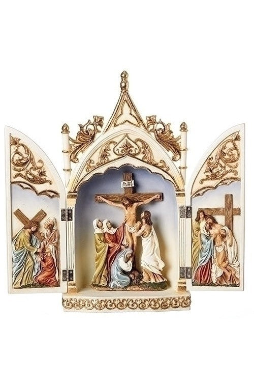 Crucifix Triptych Scene - LI20218-Inspirational Gifts-Roman, Inc-Michigan Church Supply