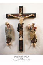 Crucifixion Group - 3/4 Relief - HD1028-Church Life-Demetz-Michigan Church Supply