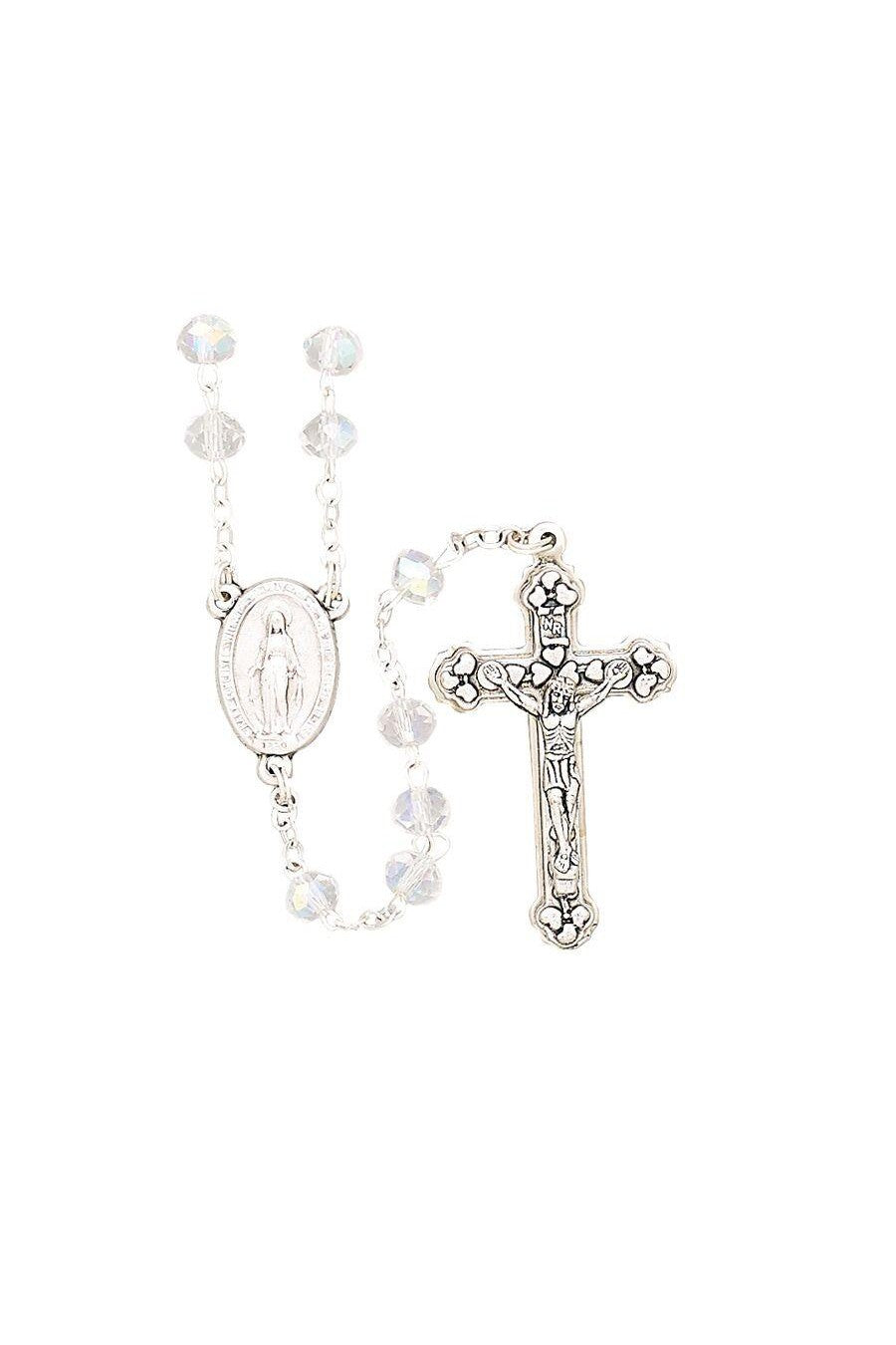 Crystal Rosary-WOSR3967CRJC-Inspirational Gifts-Singer-Michigan Church Supply