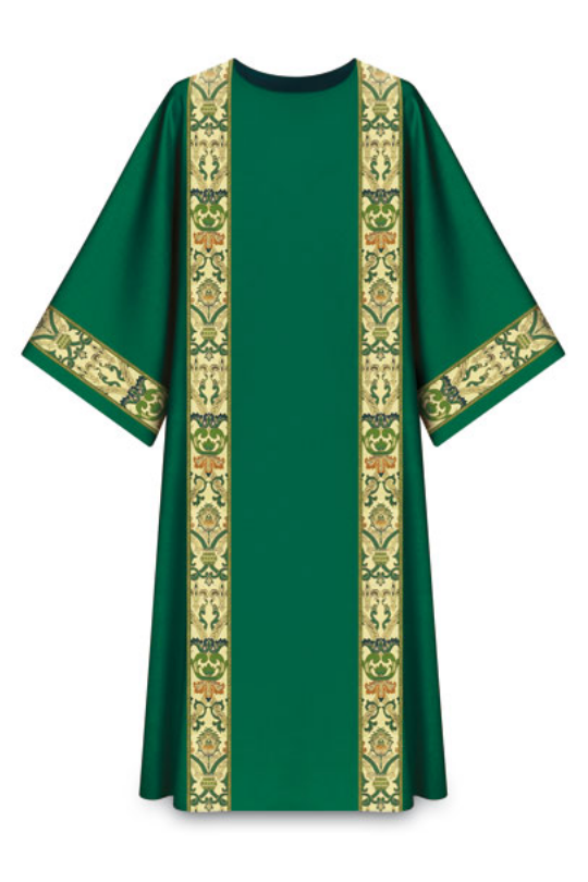 Dalmatic - Green - WN7-2749-Church Life-Art Studio Slabbinck-Michigan Church Supply