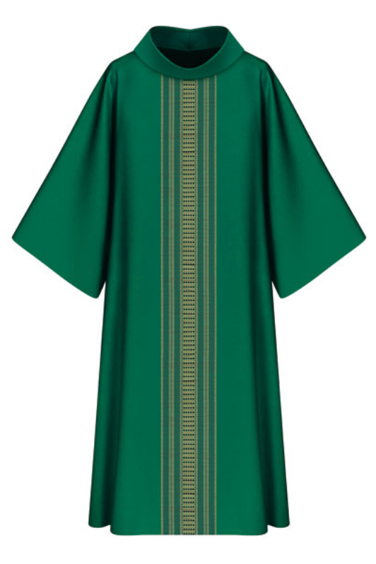 Dalmatic - Green - WN7-3111-Church Life-Art Studio Slabbinck-Michigan Church Supply