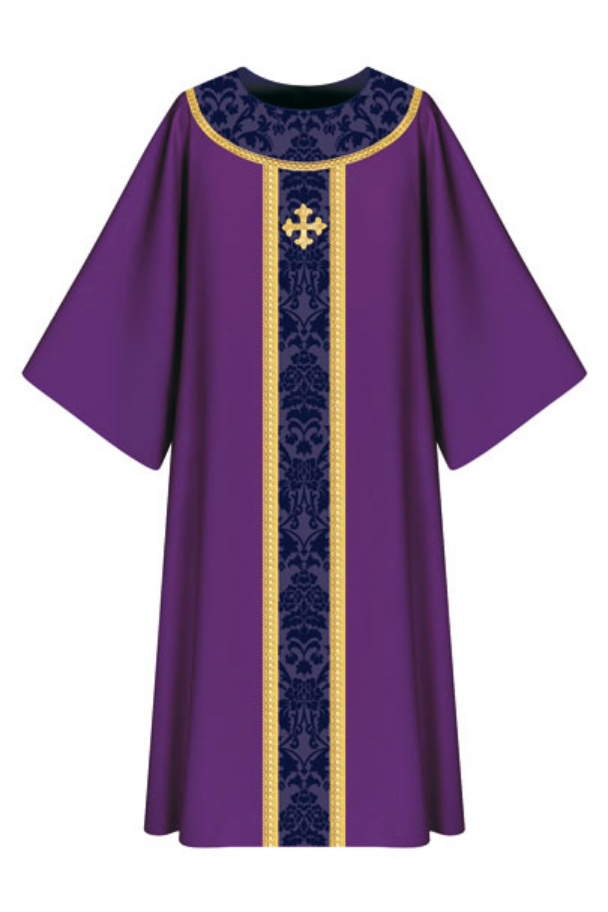 Dalmatic - Purple - WN7-3358-Church Life-Art Studio Slabbinck-Michigan Church Supply