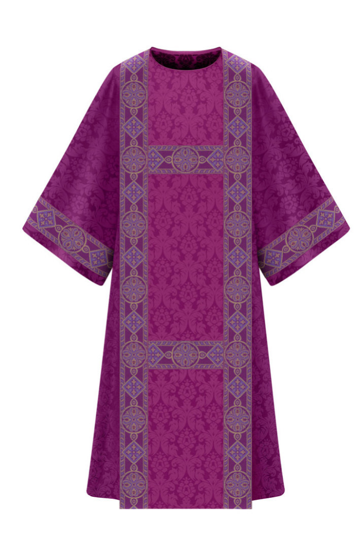 Dalmatic - Purple - WN7-5290-Church Life-Art Studio Slabbinck-Michigan Church Supply