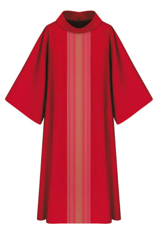 Dalmatic - Red - WN7-3111-Church Life-Art Studio Slabbinck-Michigan Church Supply