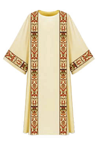 Dalmatic - White - WN7-2749-Church Life-Art Studio Slabbinck-Michigan Church Supply