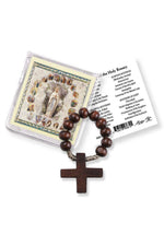 Dark Brown Rosary Ring - TA956-08997-Inspirational Gifts-Hirten-Michigan Church Supply