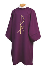 Deacon Dalmatic with Chi-Rho - SLD852-Church Life-Beau Veste-Pure White-Michigan Church Supply