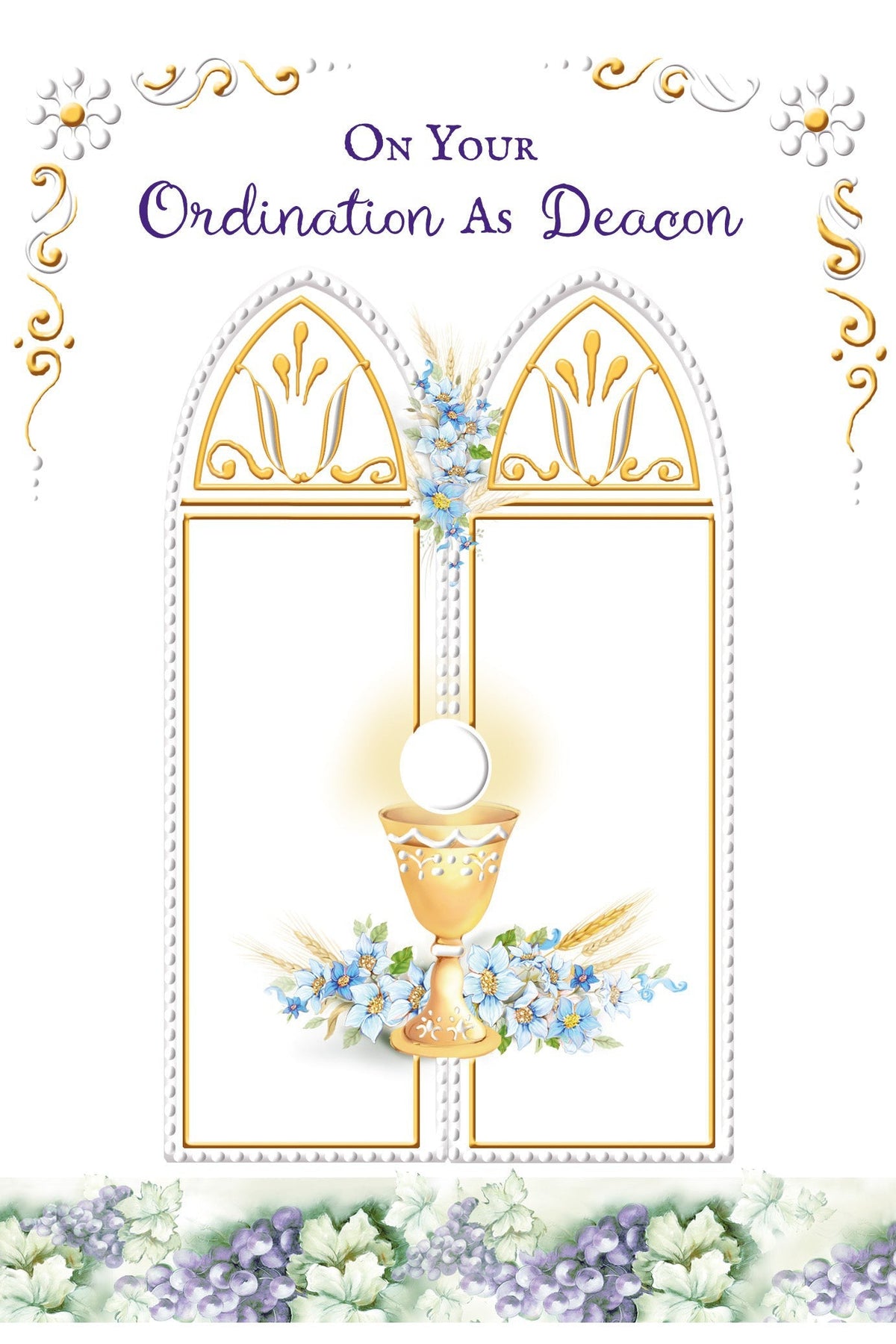 Deacon Ordination Greeting Card - UL88530-Inspirational Gifts-Malhame-Michigan Church Supply