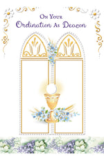 Deacon Ordination Greeting Card - UL88530-Inspirational Gifts-Malhame-Michigan Church Supply