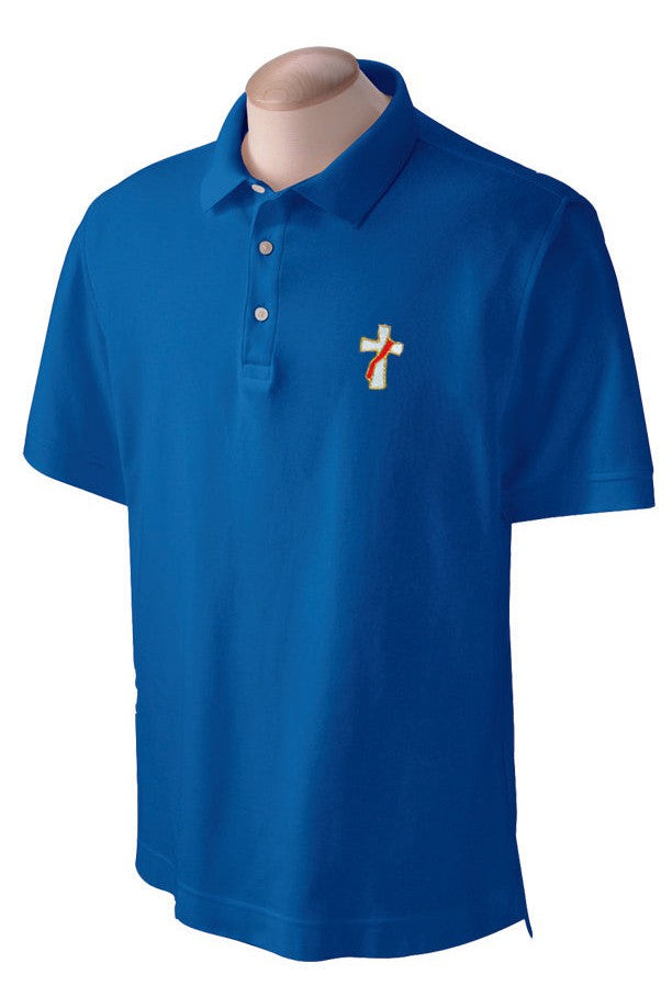 Deacon Polo Shirt Short Sleeve - SL2100-Church Life-Beau Veste-Small-Royal Blue-Michigan Church Supply