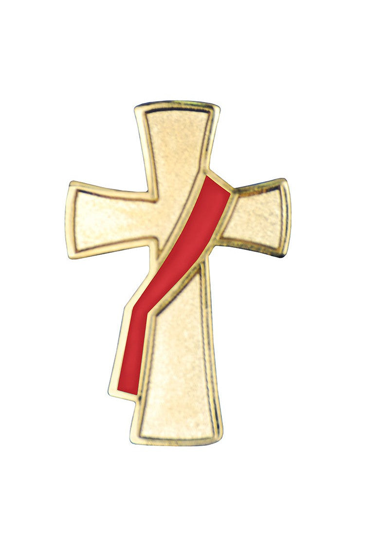 Deacon's Cross Lapel Pin - XWB07-Church Life-Terra Sancta-Michigan Church Supply