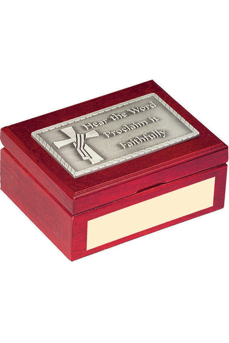 Deacon's Keepsake Box -XWCH482PBOX-Church Life-Terra Sancta-Michigan Church Supply