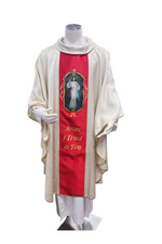 Divine Mercy Chasuble - SO350CW-Church Life-Solivari-Michigan Church Supply