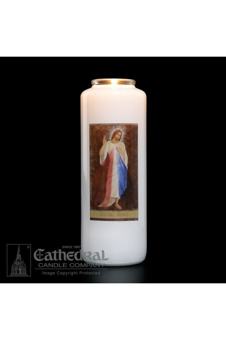 Divine Mercy - GG2110-Church Life-Cathedral Candle-Michigan Church Supply