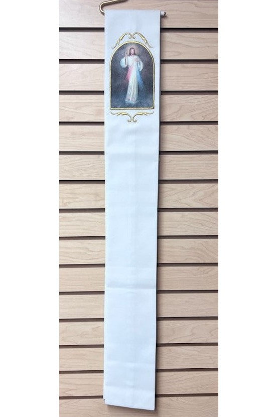 Divine Mercy Priest Stole - SO342 STOLE W-Church Life-Solivari-Michigan Church Supply