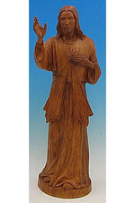 Divine Mercy WJSA2442C-Inspirational Gifts-Space Age Plastics-Wood Stain-Michigan Church Supply