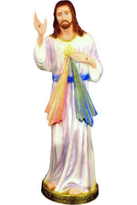 Divine Mercy WJSA2442C-Inspirational Gifts-Space Age Plastics-Colored-Michigan Church Supply