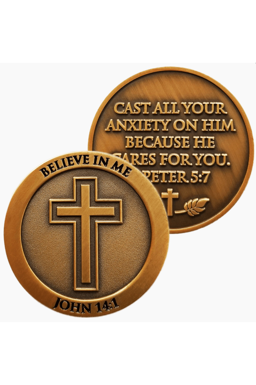 Don't Be Anxious Coins - FRCOIN10-4-Inspirational Gifts-Logos Trading Post-Michigan Church Supply