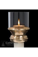 Draft Resistant Follower Replacement Glasses-Church Life-Cathedral Candle-7/8" - GG92113201-Michigan Church Supply