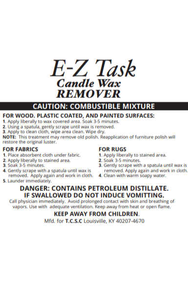 E-Z Task Candle Wax Remover - 8 Oz. - TI783311-Church Life-Tonini Church Supply-Michigan Church Supply