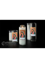 En Memoria De Candles & Globes-Church Life-Cathedral Candle-6 Day Candle - GG2124-Michigan Church Supply