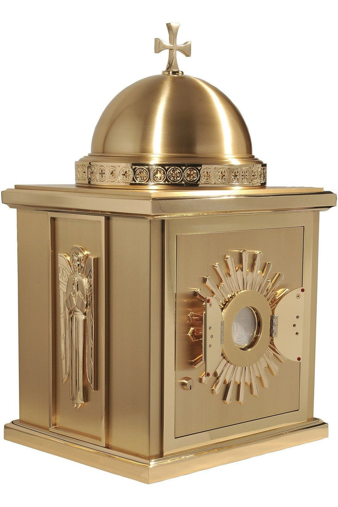 Exposition Tabernacle - QF42TAB45-Church Life-Empire Bronze-With Dome-High Polish-Michigan Church Supply