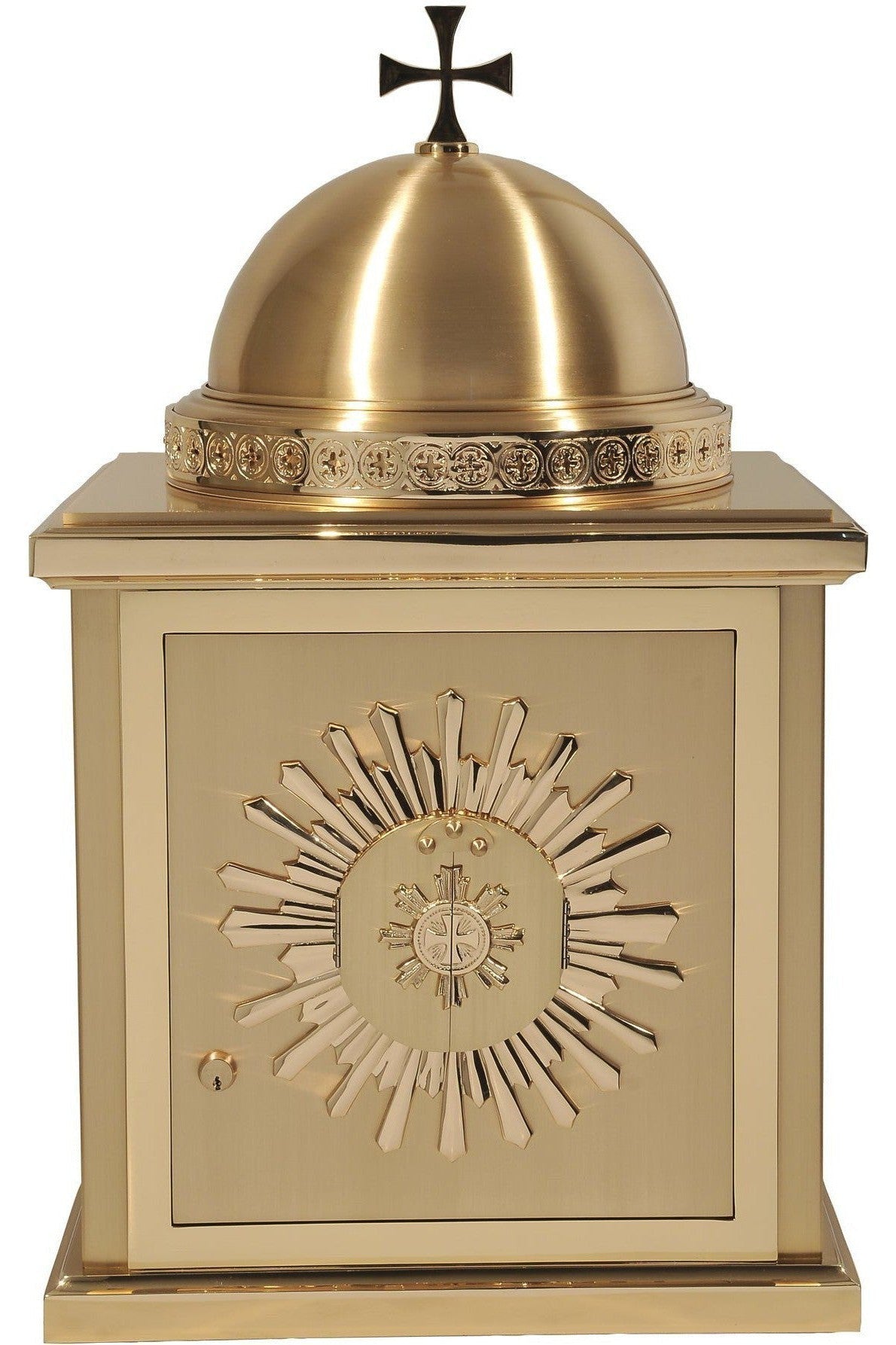 Exposition Tabernacle - QF42TAB45-Church Life-Empire Bronze-With Dome-High Polish-Michigan Church Supply