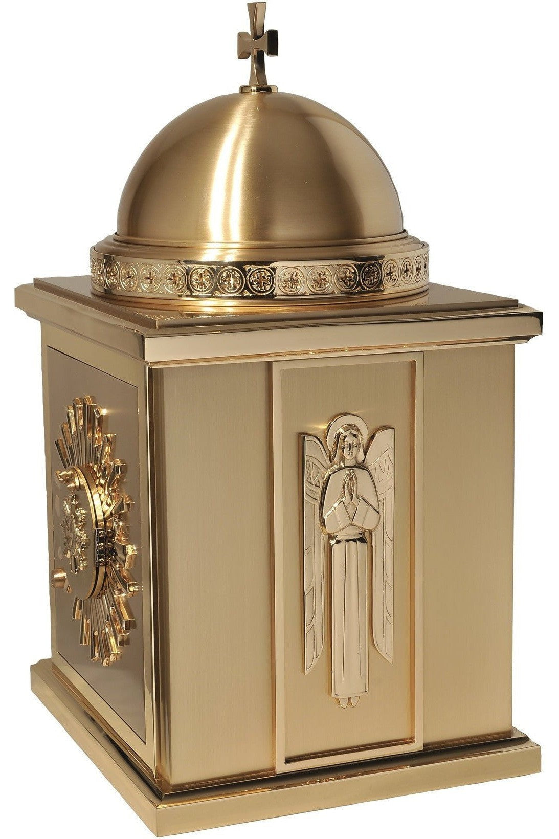 Exposition Tabernacle - QF42TAB45-Church Life-Empire Bronze-With Dome-High Polish-Michigan Church Supply