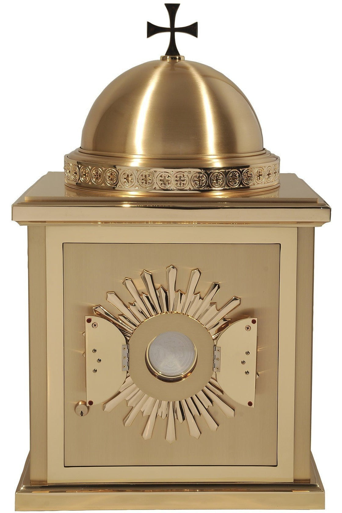 Exposition Tabernacle - QF42TAB45-Church Life-Empire Bronze-With Dome-High Polish-Michigan Church Supply