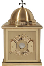 Exposition Tabernacle - QF42TAB45-Church Life-Empire Bronze-With Dome-High Polish-Michigan Church Supply