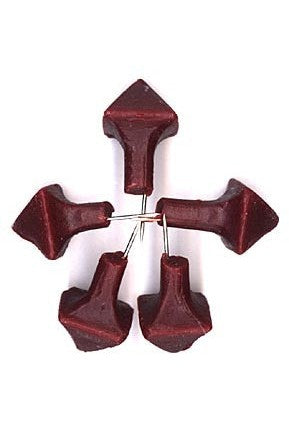 Extra Paschal Candle Nails - Red - GG80999911-Church Life-Cathedral Candle-Michigan Church Supply