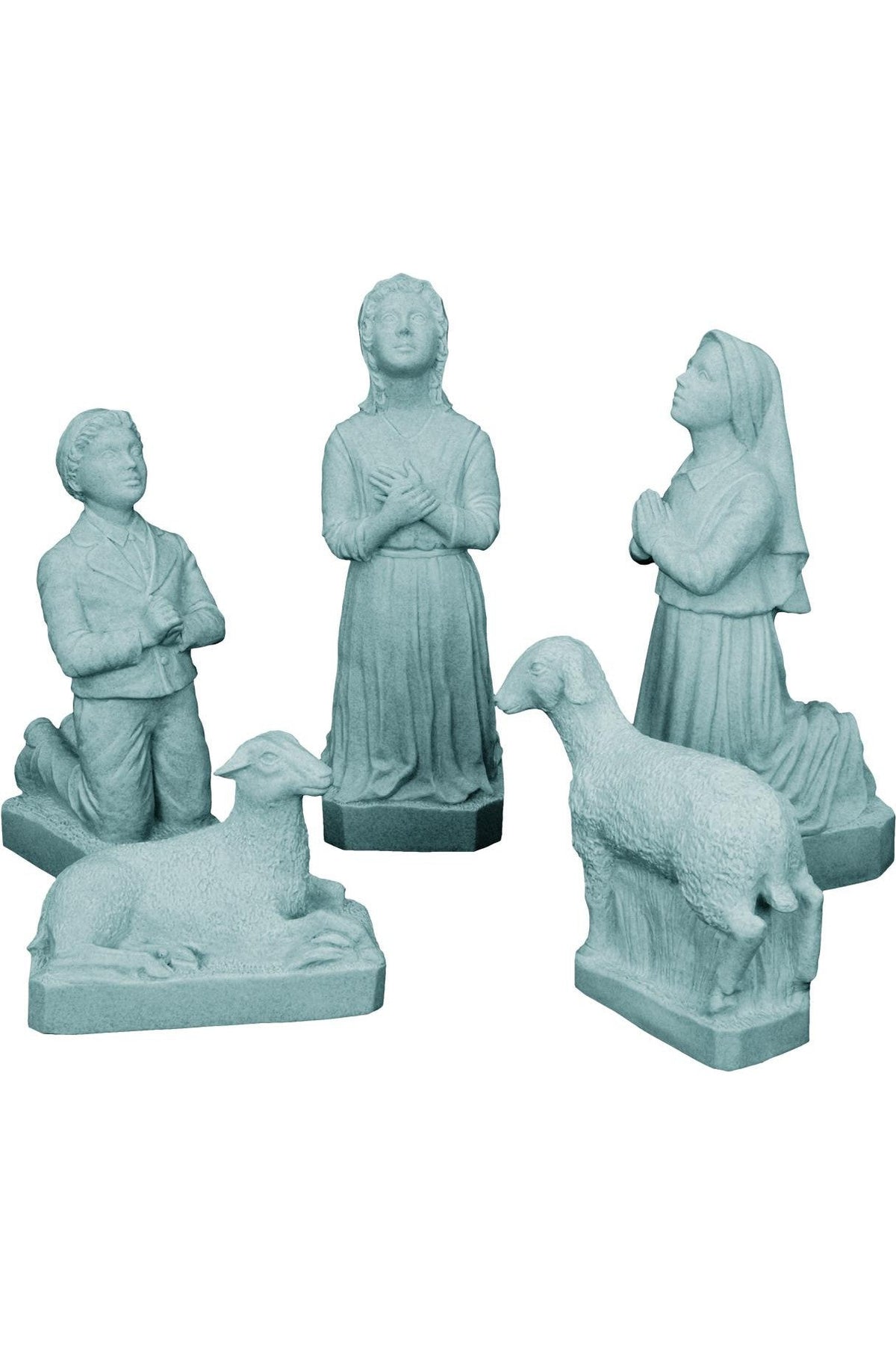 Fatima Children and Sheep Set WJSA2436C-Inspirational Gifts-Space Age Plastics-Granite-Michigan Church Supply