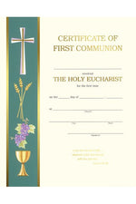 First Communion Certificate - FQXC103-Church Life-Barton Cotton-Michigan Church Supply