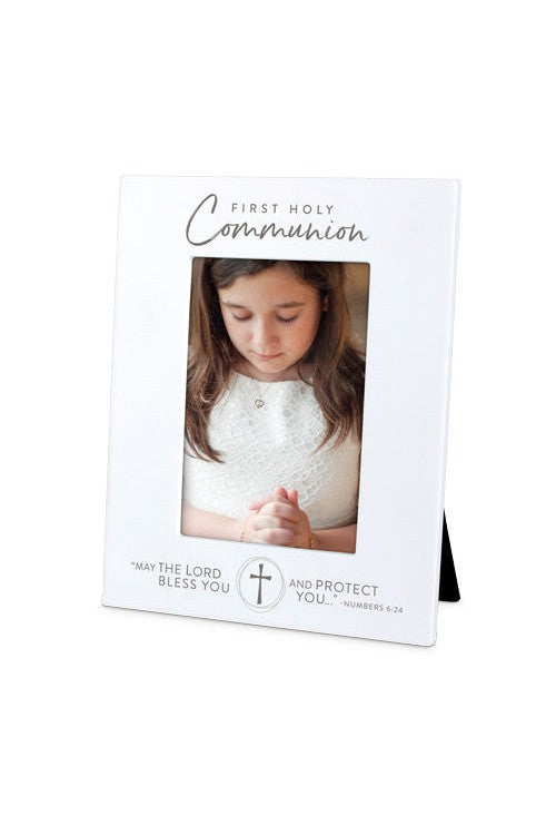 First Communion Photo Frame - AH135519-Inspirational Gifts-Anchor Distributors-Michigan Church Supply