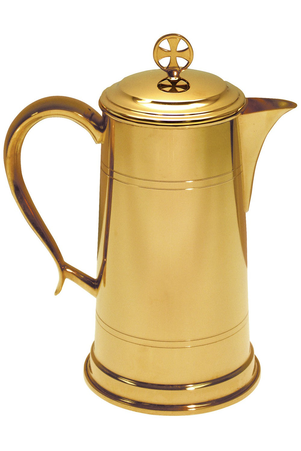 Flagon - MIK311-Church Life-Koley-24k Gold Plated-Michigan Church Supply