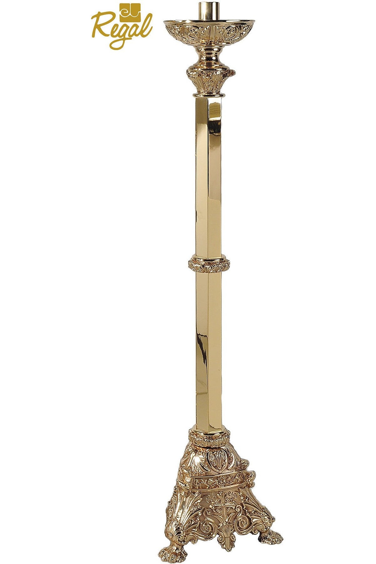 Floor Candlesticks - QF21FC80-F-Church Life-Empire Bronze-Combination-Michigan Church Supply