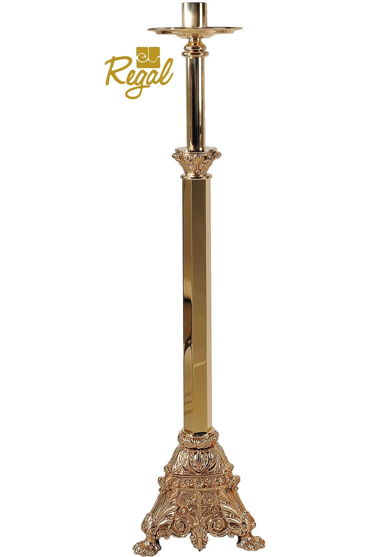 Floor Candlesticks - QF21FC80-P-Church Life-Empire Bronze-Combination-Michigan Church Supply