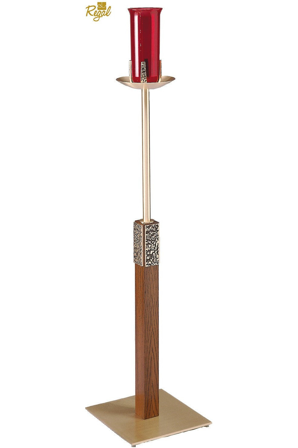 Floor Standing Sanctuary Lamp - QF82SSL20-Church Life-Empire Bronze-Satin-44"-Michigan Church Supply