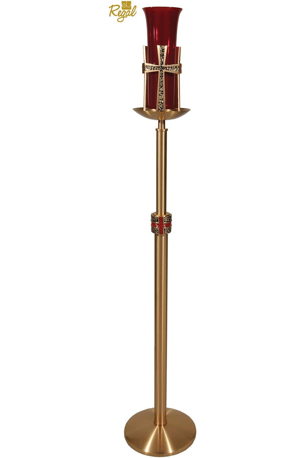 Floor Standing Sanctuary Lamp - QF90SSL13-Church Life-Empire Bronze-Combination-Michigan Church Supply