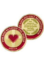 For God So Loved The World Coins - FRCOIN25-4-Inspirational Gifts-Logos Trading Post-Michigan Church Supply