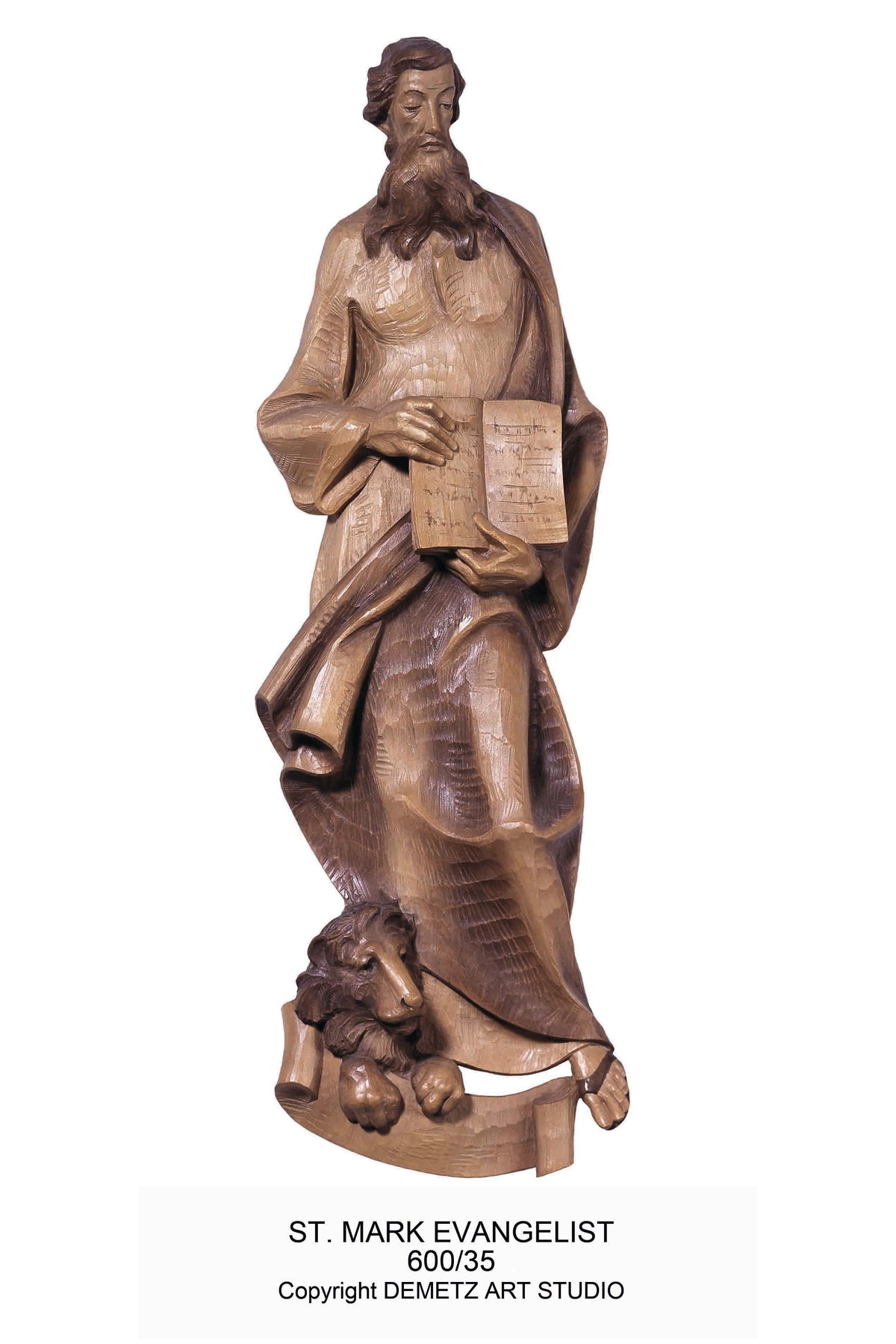 Four Evangelist - High Relief - HD60033-36-Church Life-Demetz-Saint Mark 24"-Michigan Church Supply