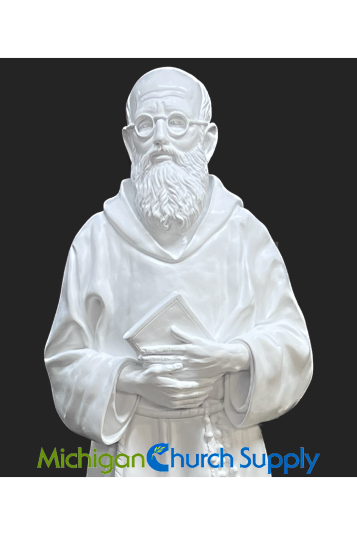 Fr. Solanus Casey - White Fiberglass-Church Life-Santa Teresita-48"-Michigan Church Supply