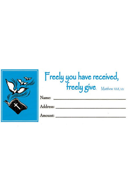 Freely Given Offering Envelopes - MA04326-Church Life-BROADMAN & HOLMAN-Michigan Church Supply