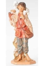 Gabriel w/Lamb 12" Fontanini - LI72171-Inspirational Gifts-Fontanini-Michigan Church Supply