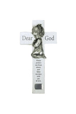 Girl Bedtime Blessing Cross - GEWC375G-Inspirational Gifts-Cathedral Art Medal and CA Gifts-Michigan Church Supply