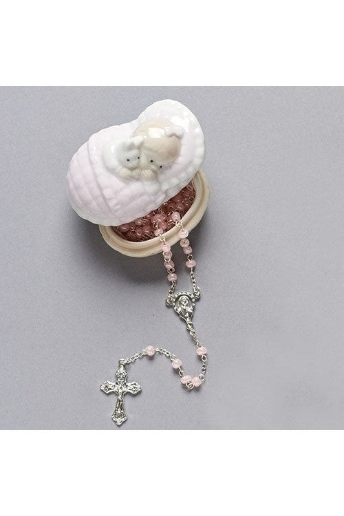 Girl Keepsake Box with Rosary - LI31009-Inspirational Gifts-Roman, Inc-Michigan Church Supply